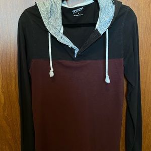 Long Sleeve Hooded Shirt